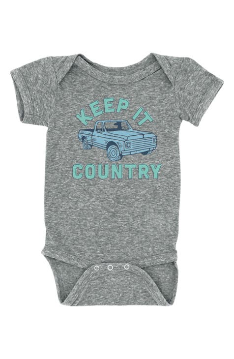 Keep It Country Cotton Graphic Bodysuit (Baby)