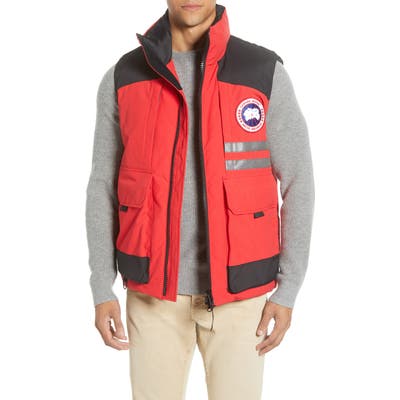 Canada Goose Duncan 625 Fill Power Down Vest, Red