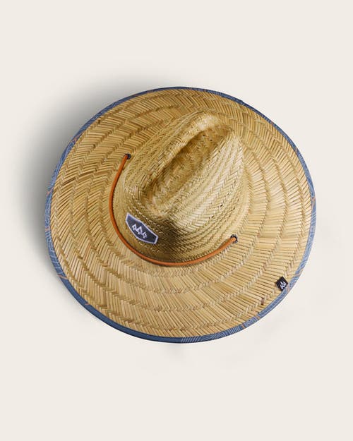 Shop Hemlock Nomad Straw Lifeguard Hat In Topography Map