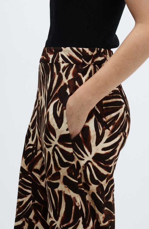 Mango Claudie Straight Leg Pants In Light Beige
