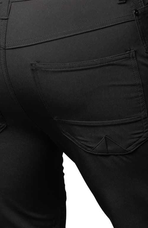 Shop Spring + Mercer Stretch Cargo Pants In Black