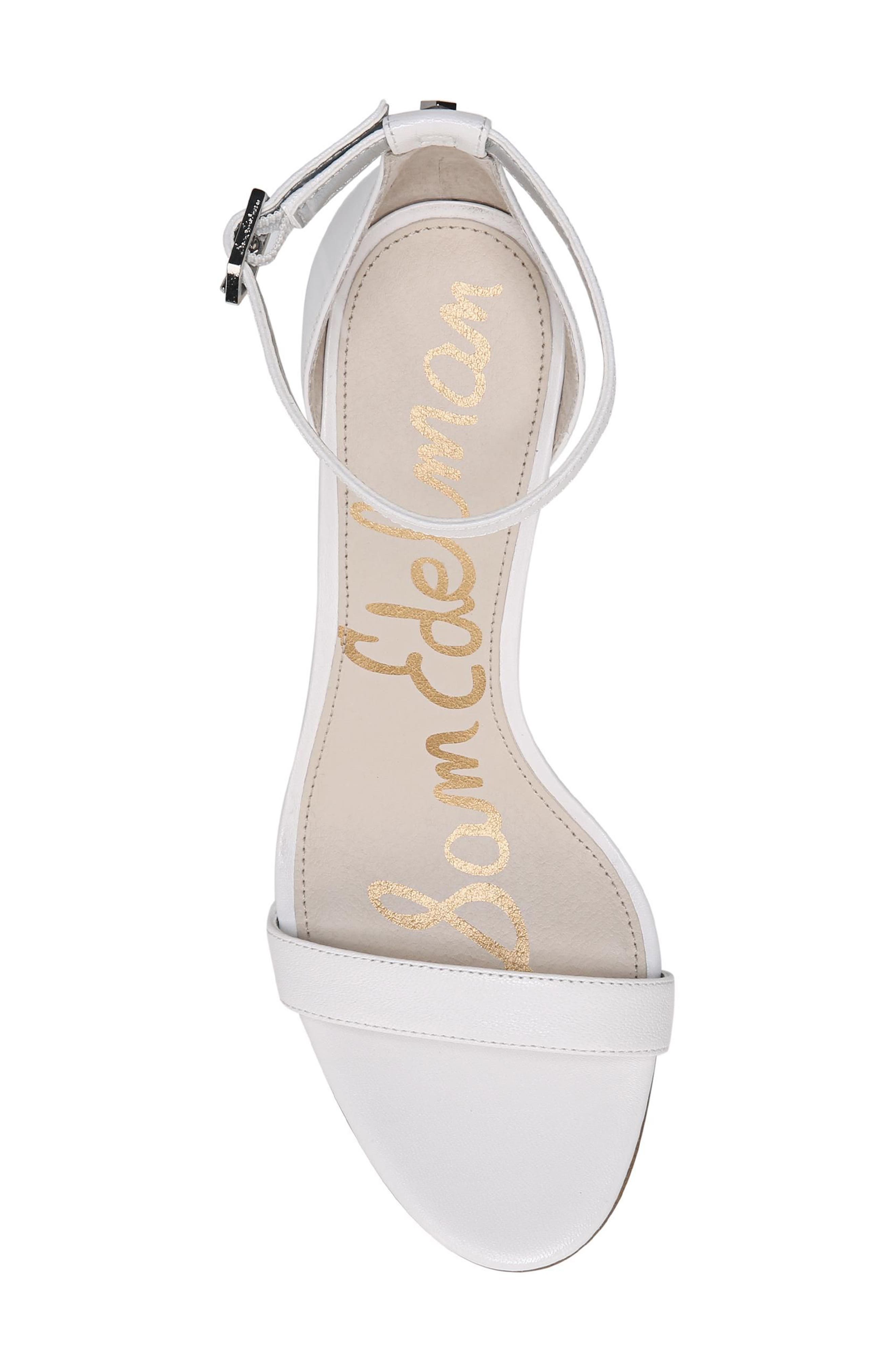 SAM EDELMAN,
                            'Patti' Ankle Strap Sandal,
                            Alternate thumbnail 61, color,
                            101