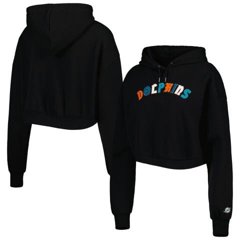 Mitchell & Ness Youth Miami Dolphins Wordmark Aqua Pullover Hoodie