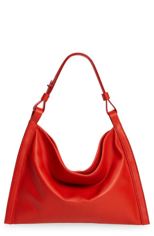 Proenza Schouler White Label Minetta Leather Shoulder Bag in Flame at Nordstrom