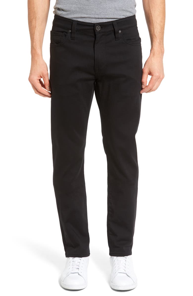 34 Heritage Courage Straight Leg Jeans (Double Black) | Nordstrom