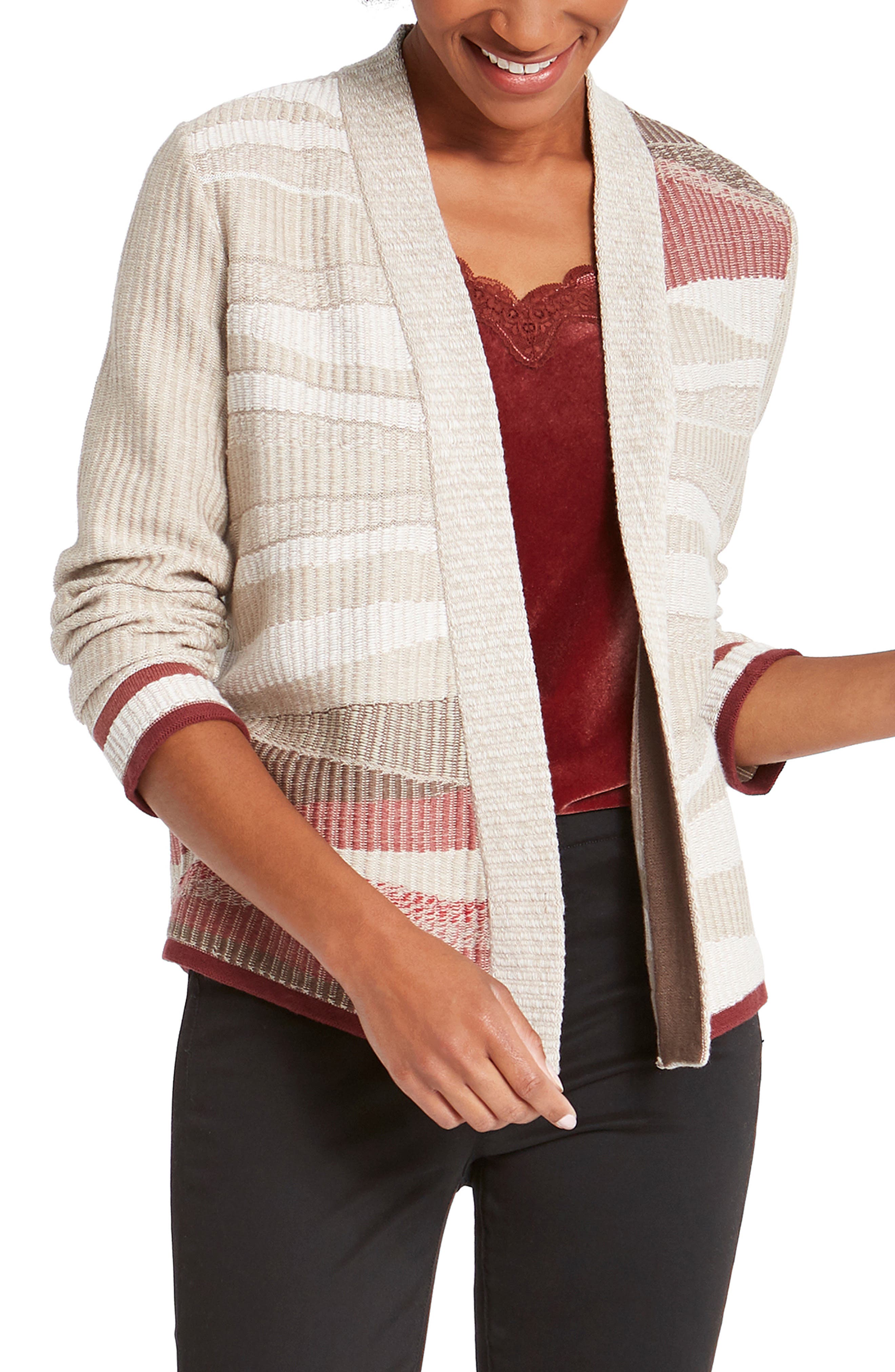 red cropped sweater vest