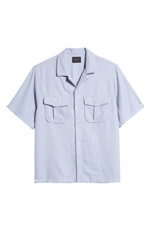 Shop Pacsun Baker Camp Shirt In Blue