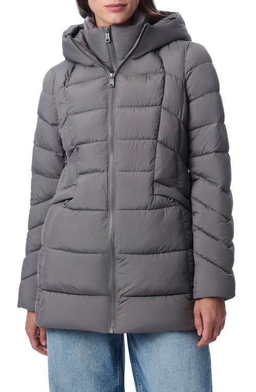 BERNARDO BERNARDO HOODED PUFFER JACKET WITH BIB 