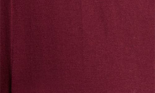 24seven Comfort Apparel Elastic Waist Stretch Flare Pants In Wine