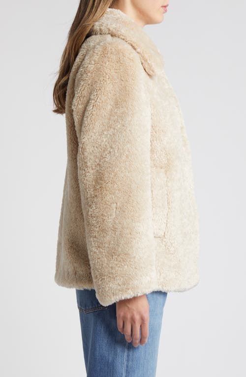 Sam Edelman Butter Teddy Jacket In Bleached Wheat
