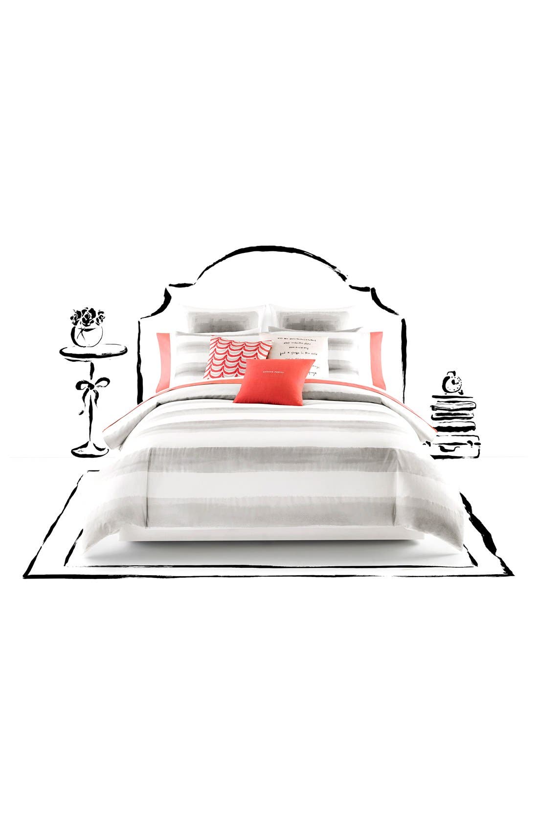 Kate Spade New York Rugby Stripe Duvet Set Nordstrom