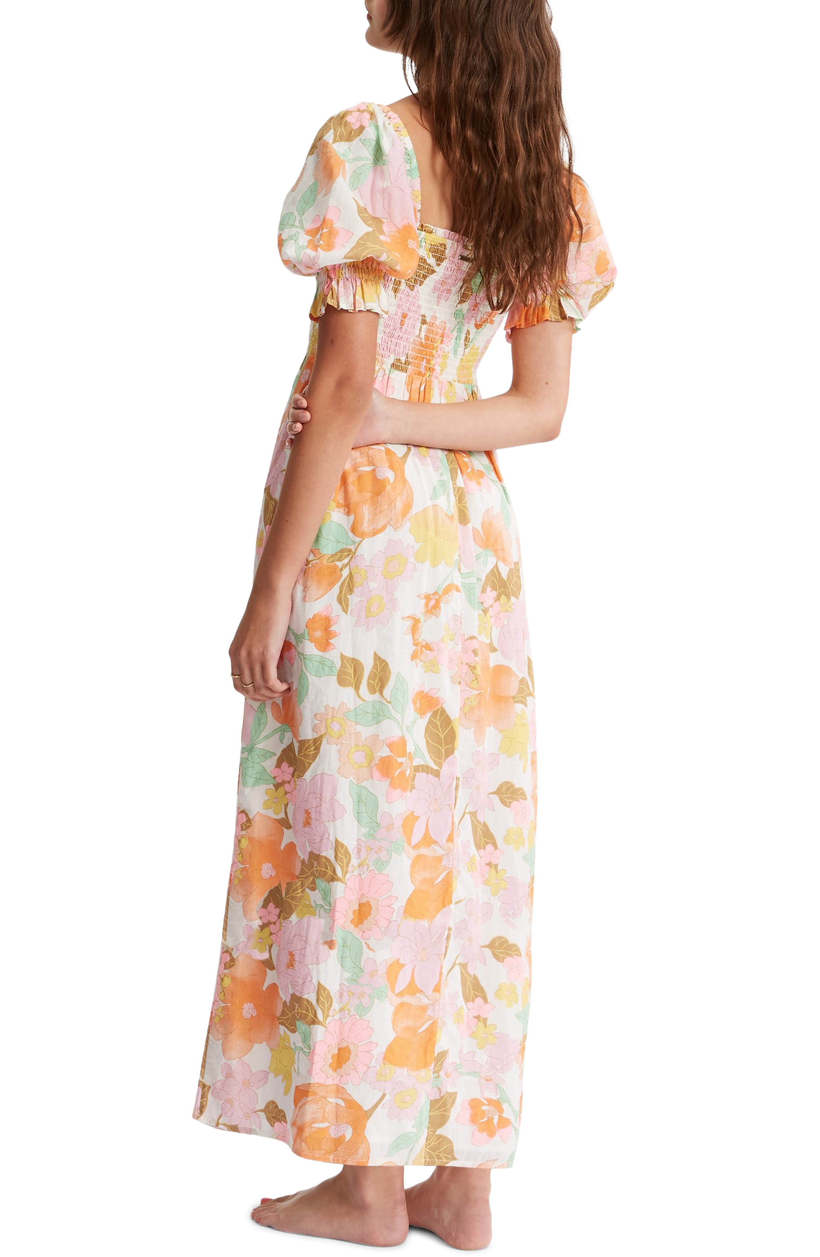 billabong floral maxi dress