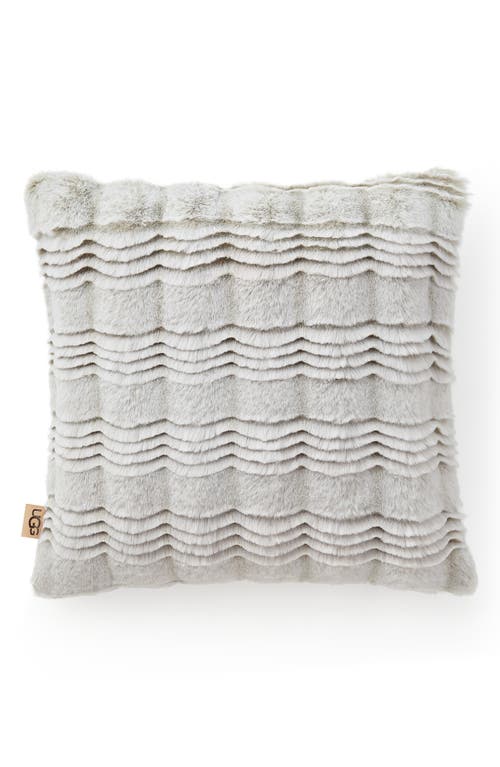 UGG(r) Marli Faux Fur Accent Pillow in Seal
