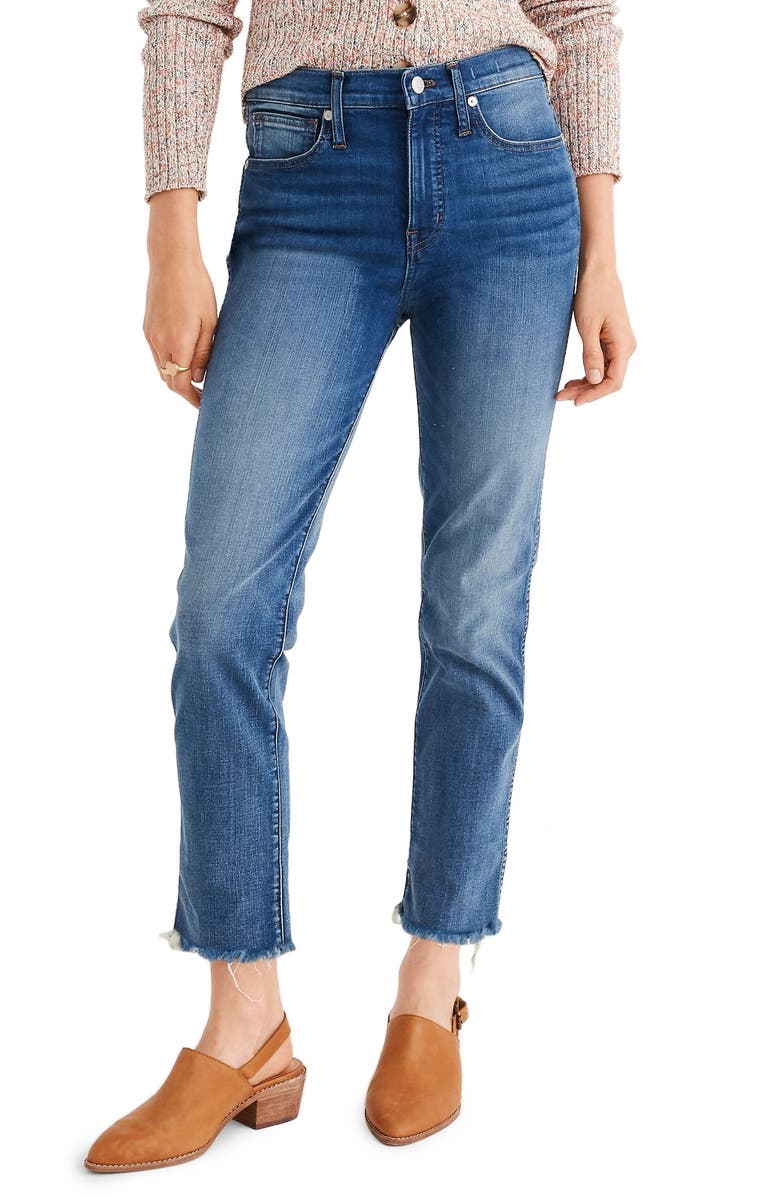 Madewell Stovepipe Jeans Fluffy Hem Edition (Chancery Wash) (Regular ...