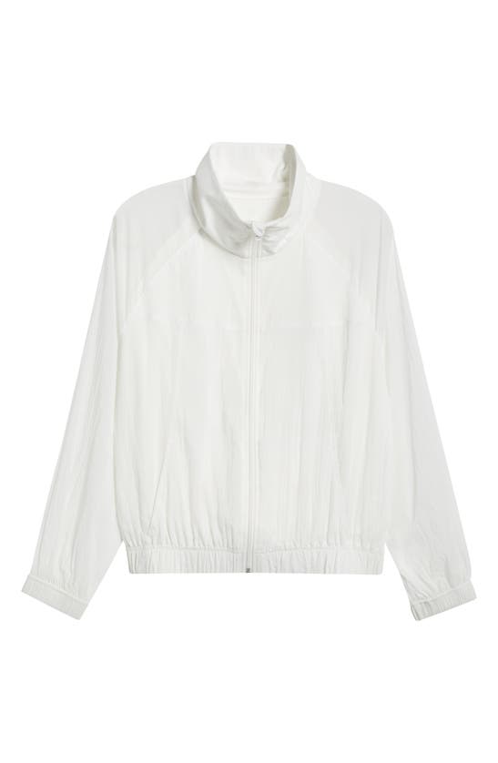 Shop Zella Expression Sheer Jacket In White
