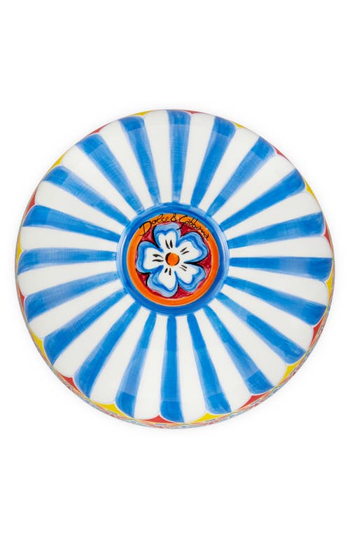 Dolce & Gabbana Dolce&gabbana Medium Covered Ceramic Bowl In Red