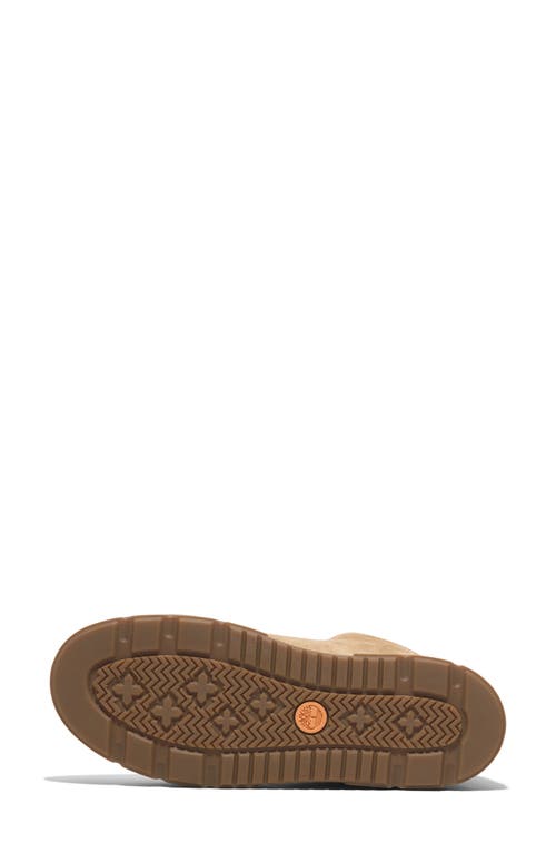 Timberland Laurel High Top Platform Sneaker In Medium Beige Suede