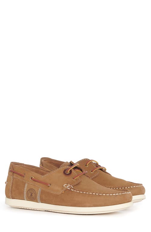 Barbour Wake Boat Shoe in Taupe at Nordstrom, Size 10