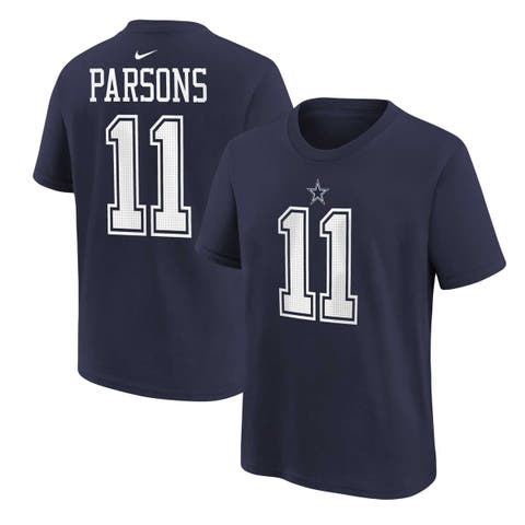 Nike Cowboys 11 Micah Parsons White And Blue Split Limited Men Jersey