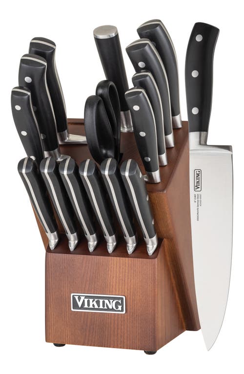 Viking 17-Piece Knife Block Set in Stainless Steel at Nordstrom