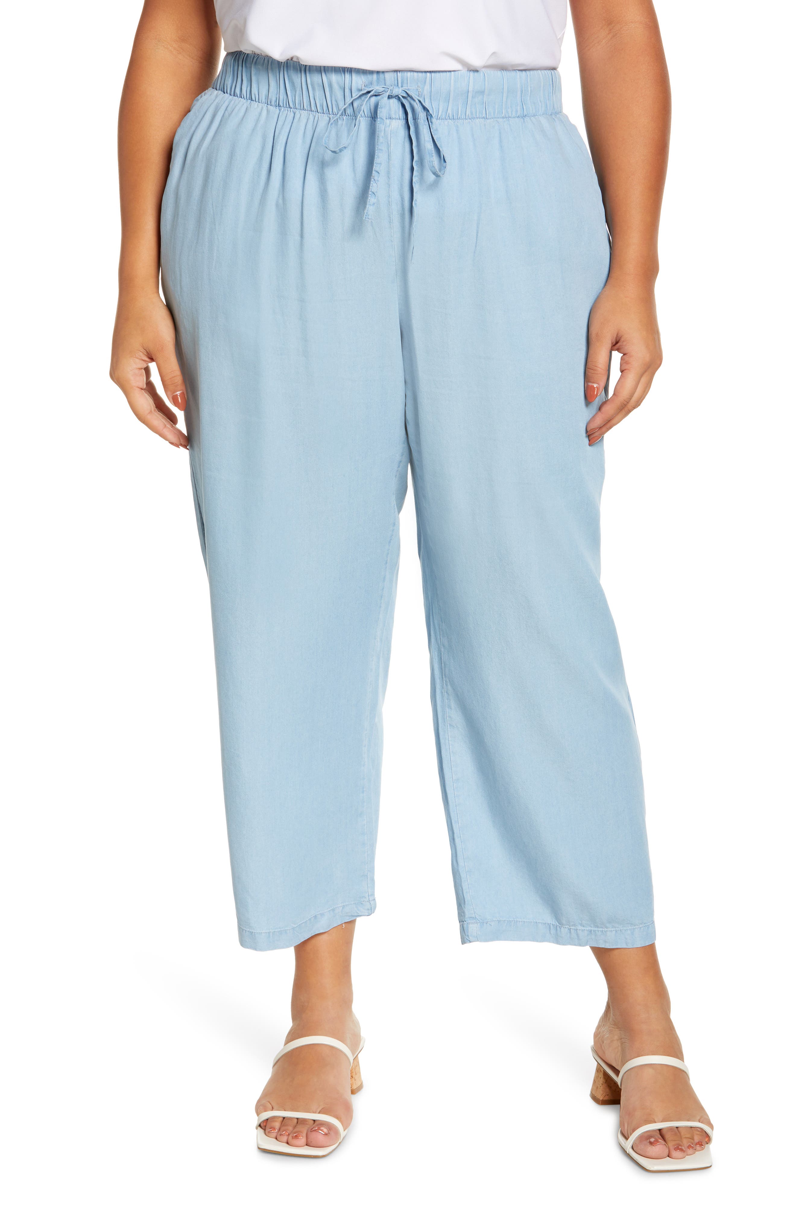 VERO MODA CURVE Liliana Tie Waist Wide 