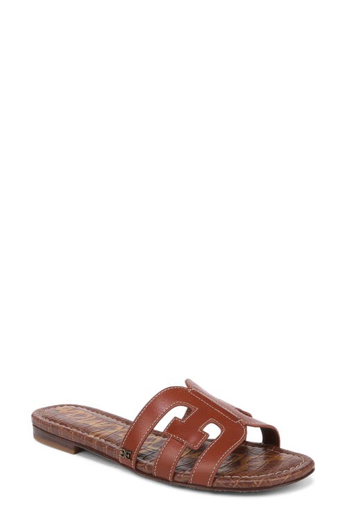 Sam Edelman Bay Cutout Slide Sandal - Wide Width Available Stable Brown at Nordstrom,
