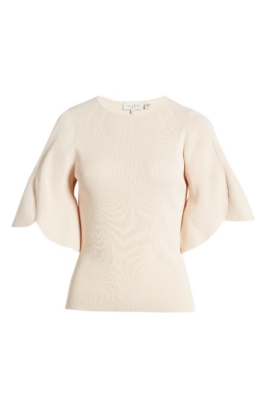 Shop Ted Baker Hilanee Engineered Rib Sweater In Light Pink