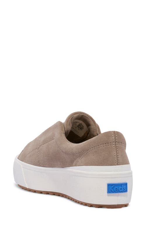 Shop Keds ® Remi Platform Sneaker In Medium Beige Suede