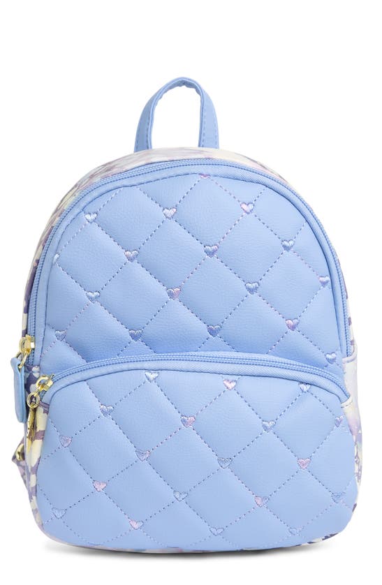 Luv Betsey By Betsey Johnson Patent Small Backpack In Periwinkle