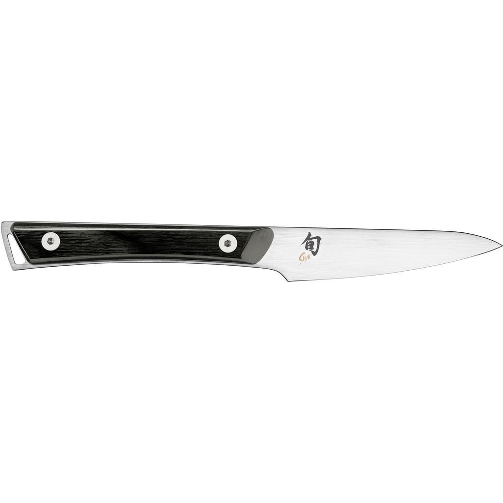 Shun Cutlery Kazahana Japanese Stainless Steel Pairing Knife In Black