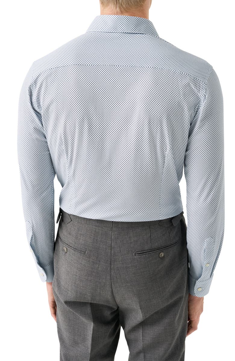 Eton Slim Fit Medallion 4Flex Fit Stretch Jersey Dress Shirt Nordstrom