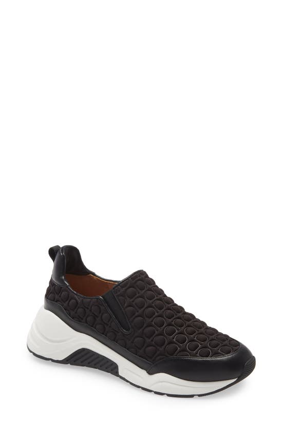 Linea Paolo Rawson Slip-on Sneaker In Black Fabric