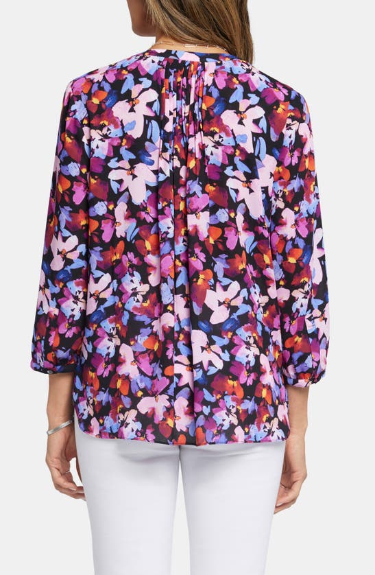 Shop Nydj Pintuck Blouse In Hot Springs