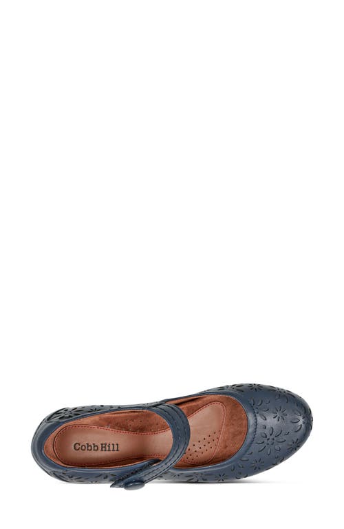 Rockport Cobb Hill Alesia Mary Jane Pump In Dark Blue