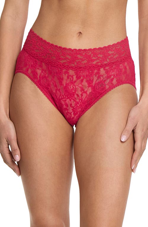 Shop Hanky Panky French Briefs In Beet Juice Red