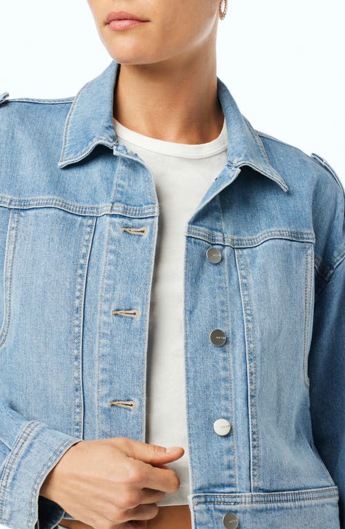 Joe's The Boxy Crop Denim Utility Jacket In Fantastic
