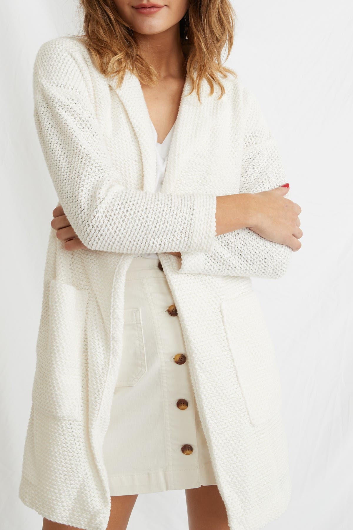 collared cardigan