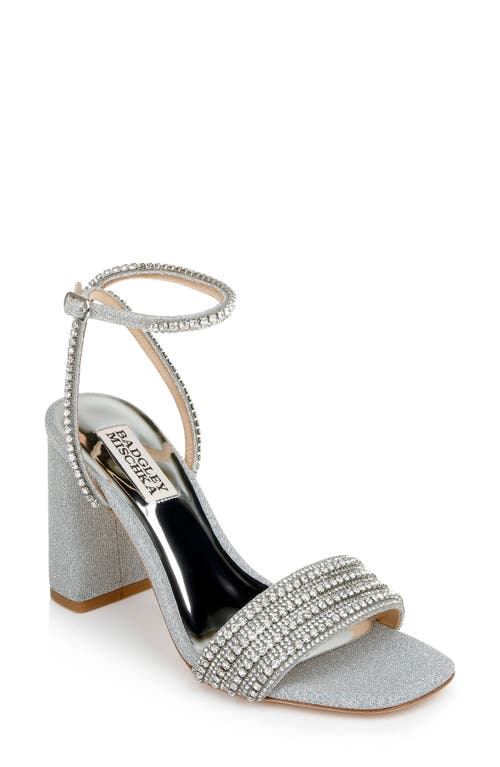 Badgley Mischka Collection Becca Sandal in Silver