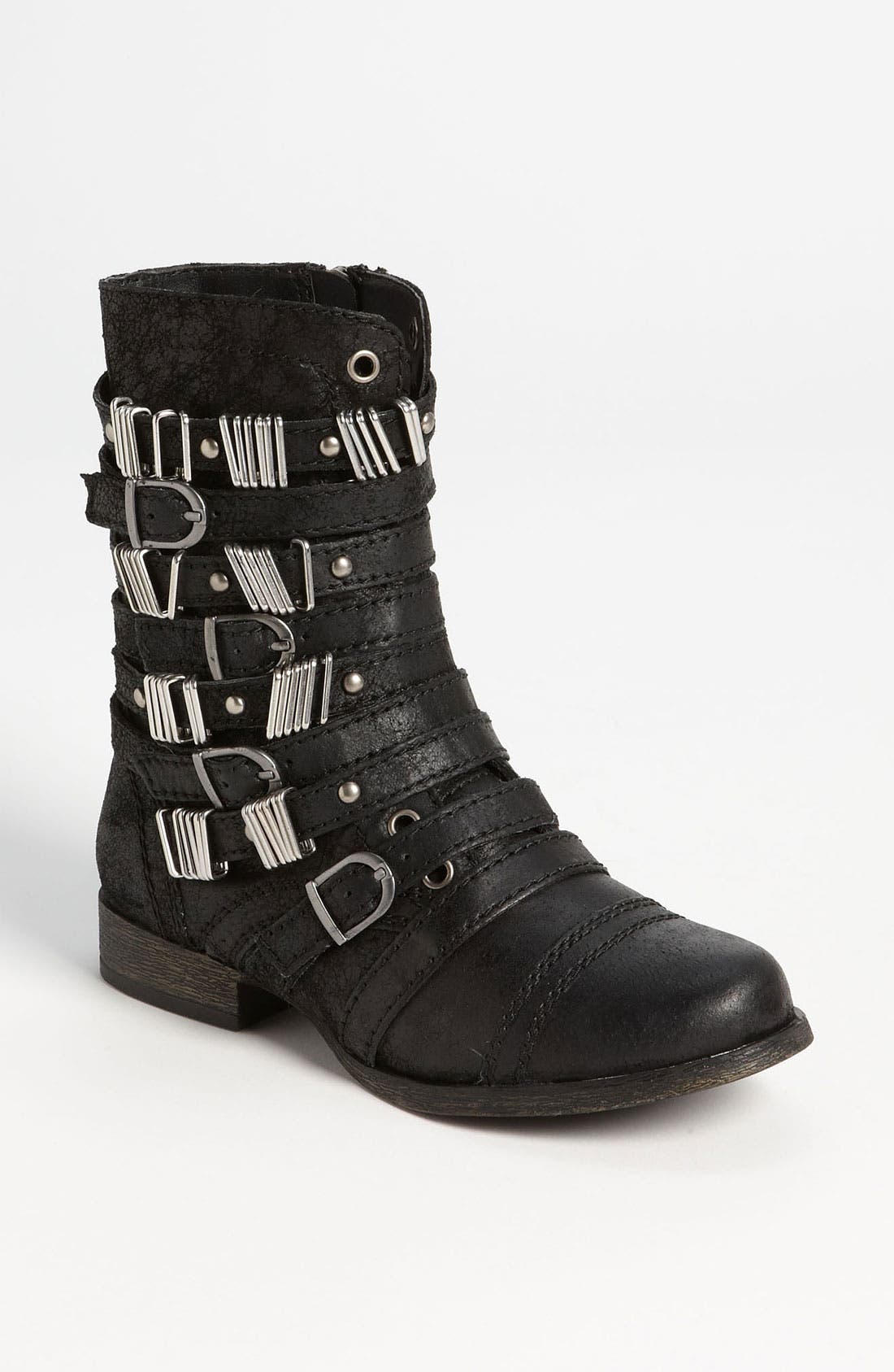 steve madden boots with buckles