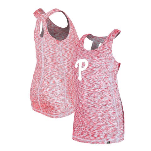 Women's Philadelphia Phillies Profile Red Plus Size Racerback Tank Top