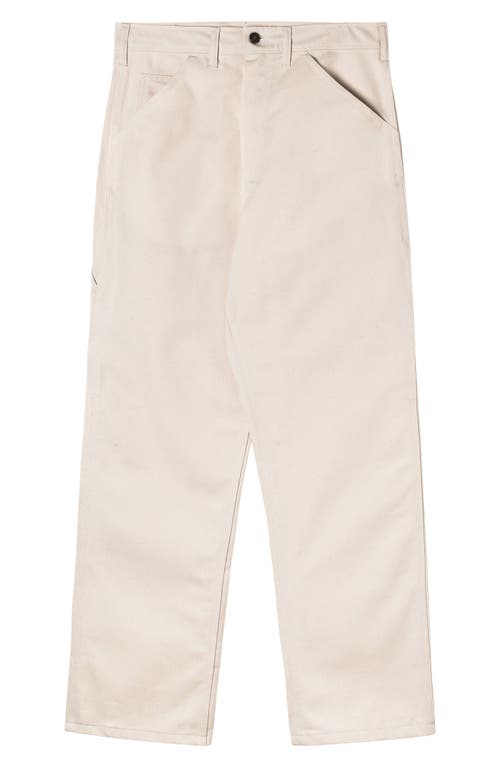 Shop Stan Ray Relaxed Straight Leg Painter Pants In Natural Drill