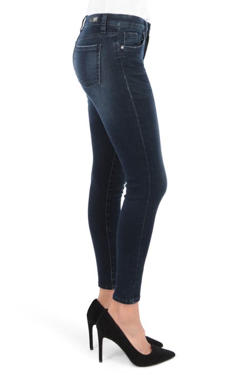Shop Kut From The Kloth Donna Ankle Skinny Jeans In Paragon W/dk Stone Base Wash