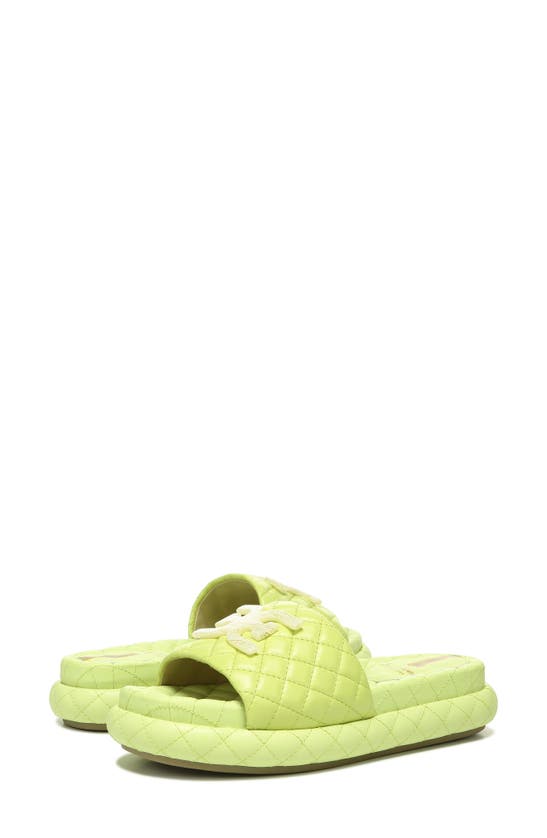 Sam Edelman Women's Karinda Quilted Emblem Slide Sandals Women's Shoes