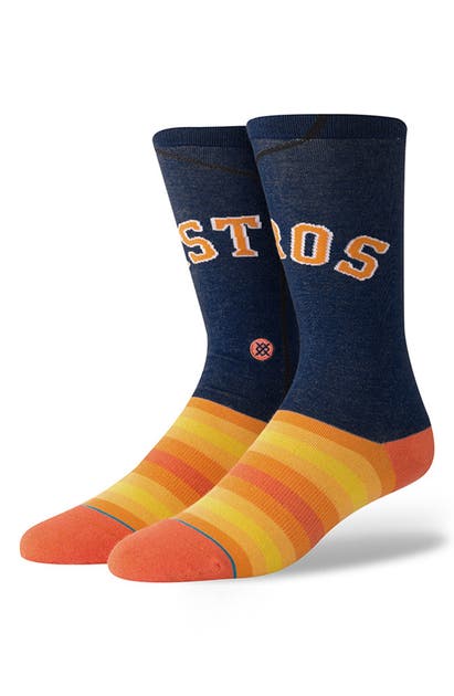 Click to view more detailed imagery on our partner's website Stance Houston Astros Alternate Jersey Series Crew Socks In Navy