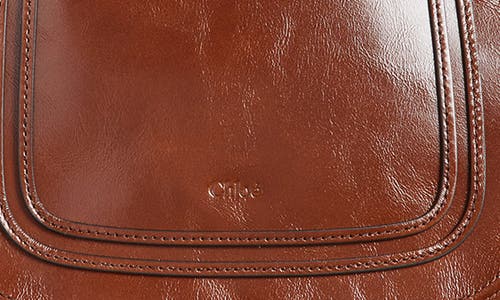 Chloé Leather Tote Bag In 25e Sooty Brown
