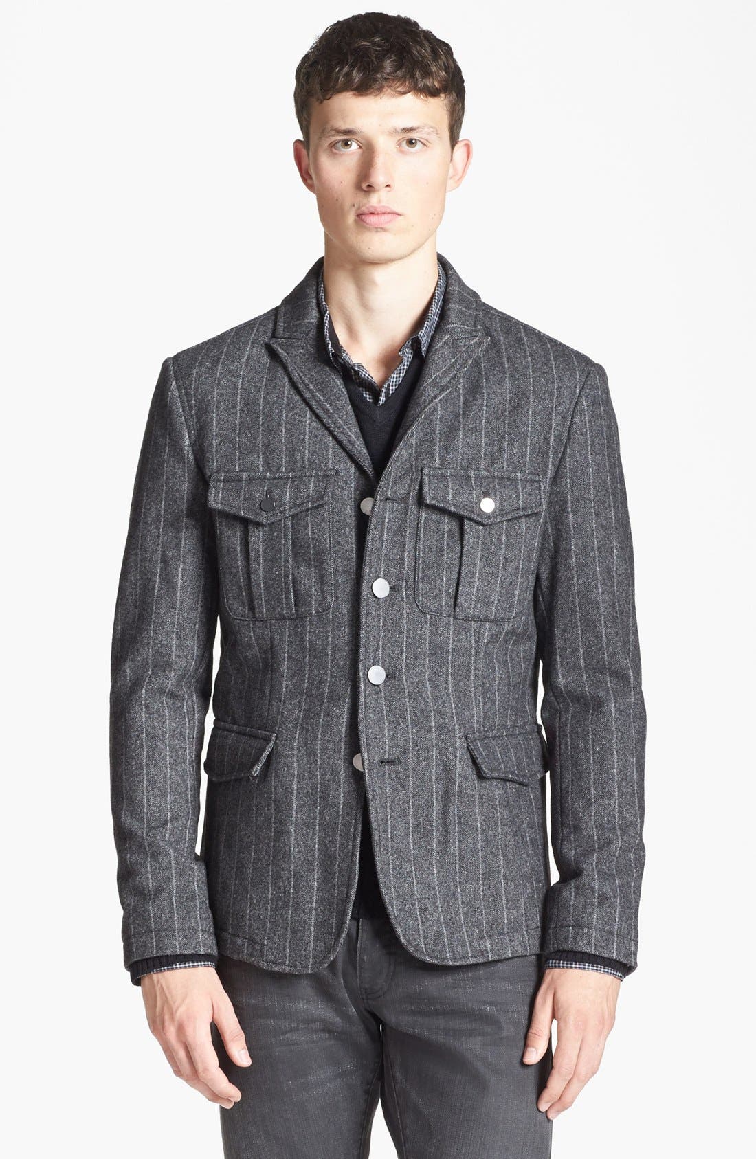John Varvatos Star USA Peak Lapel Military Jacket Nordstrom