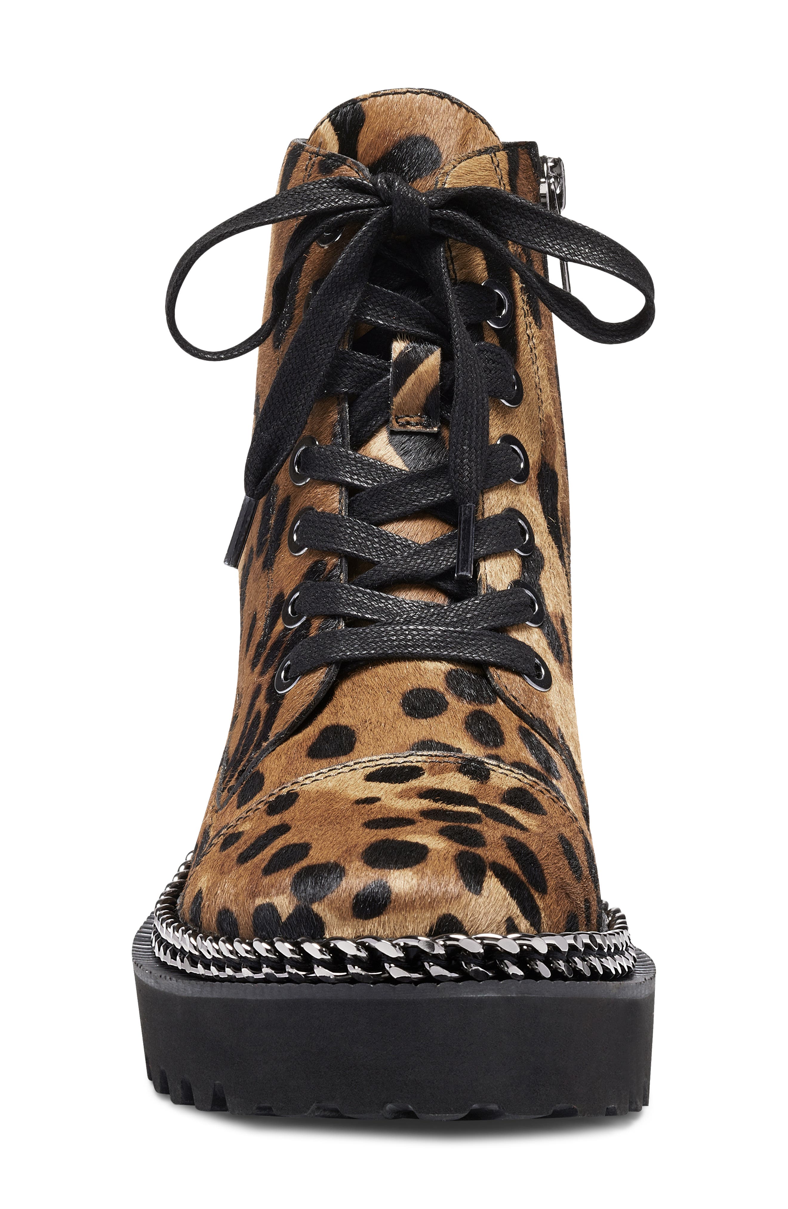 mindinta calf hair combat boot vince camuto