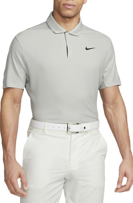 Nike Dri-fit Tiger Woods Piqué Golf Polo In Grey
