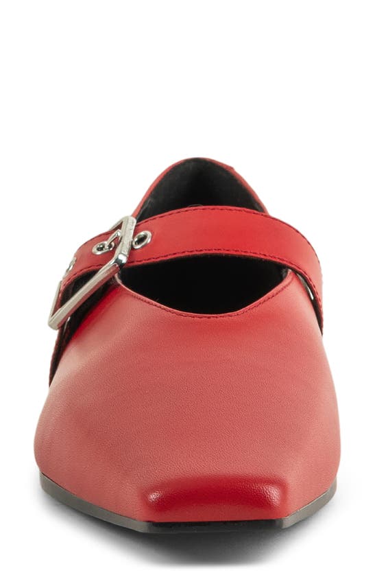 Shop Vagabond Shoemakers Wioletta Mary Jane Flat In Bright Red