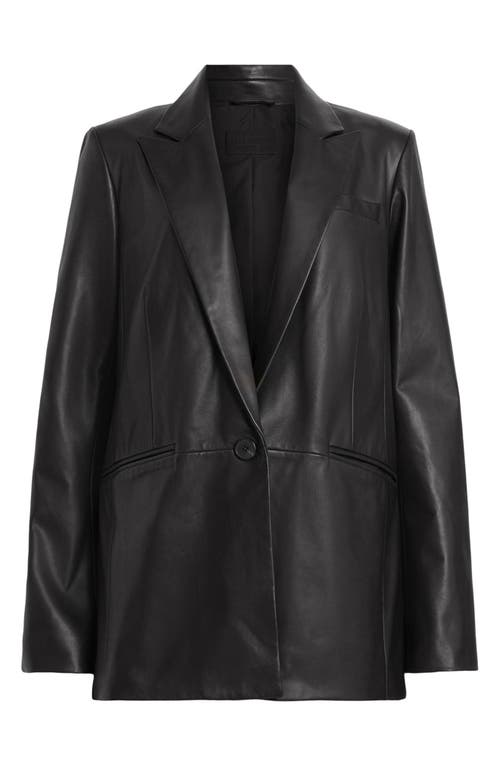 ALLSAINTS ALLSAINTS DERI LEATHER BLAZER 